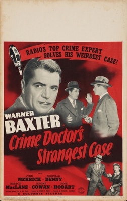 Crime Doctor's Strangest Case movie poster (1943) poster
