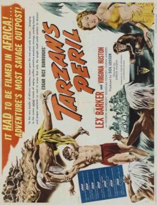 Tarzan's Peril movie poster (1951) mug