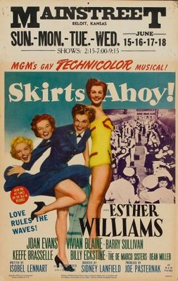 Skirts Ahoy! movie poster (1952) calendar