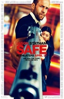 Safe movie poster (2011) Mouse Pad MOV_1d91786a