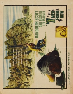 Seven Men from Now movie poster (1956) calendar