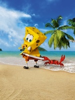 The SpongeBob Movie: Sponge Out of Water movie poster (2015) Mouse Pad MOV_1e2481a0