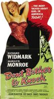 Don't Bother to Knock movie poster (1952) t-shirt #MOV_1e458ece