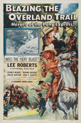 Blazing the Overland Trail movie poster (1956) mouse pad