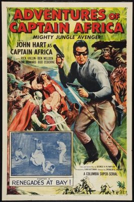 Adventures of Captain Africa, Mighty Jungle Avenger! movie poster (1955) hoodie