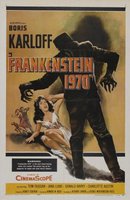 Frankenstein - 1970 movie poster (1958) t-shirt #MOV_1eff667d