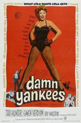 Damn Yankees! movie poster (1958) tote bag