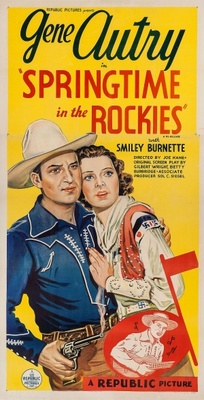 Springtime in the Rockies movie poster (1937) poster