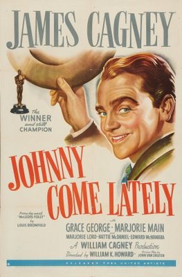 Johnny Come Lately movie poster (1943) tote bag