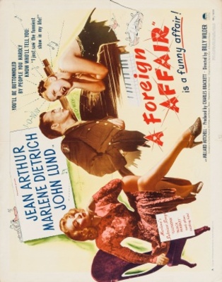 A Foreign Affair movie poster (1948) calendar