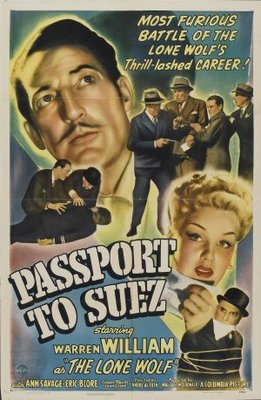 Passport to Suez movie poster (1943) hoodie