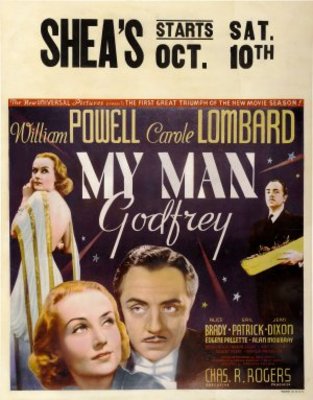 My Man Godfrey movie poster (1936) tote bag
