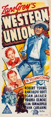 Western Union movie posters (1941) mouse pad