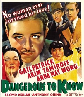 Dangerous to Know movie posters (1938) poster