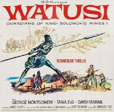 Watusi movie posters (1959) tote bag