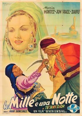 Arabian Nights movie posters (1942) tote bag