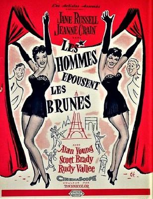 Gentlemen Marry Brunettes movie posters (1955) mouse pad