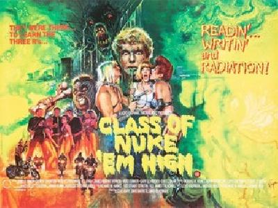 Class of Nuke 'Em High movie posters (1986) calendar
