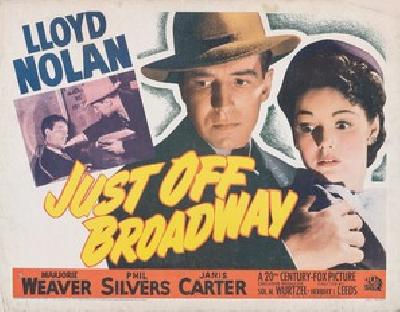 Just Off Broadway movie posters (1942) poster