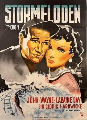 Tycoon movie posters (1947) tote bag