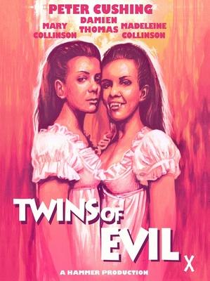 Twins of Evil movie posters (1971) mouse pad