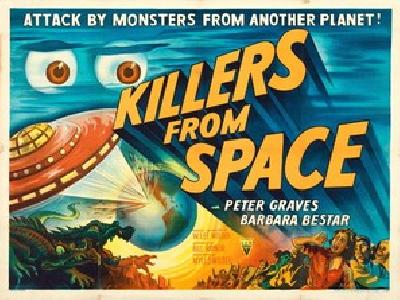 Killers from Space movie posters (1954) calendar