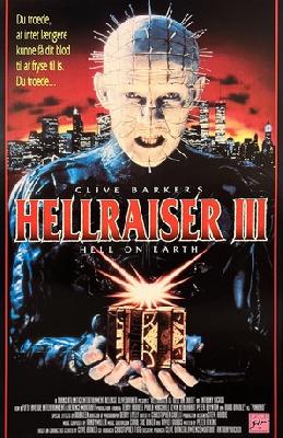 Hellraiser III: Hell on Earth movie posters (1992) tote bag