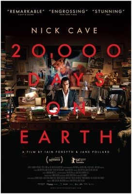 20,000 Days on Earth movie poster (2014) calendar