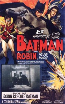 Batman and Robin movie poster (1949) hoodie