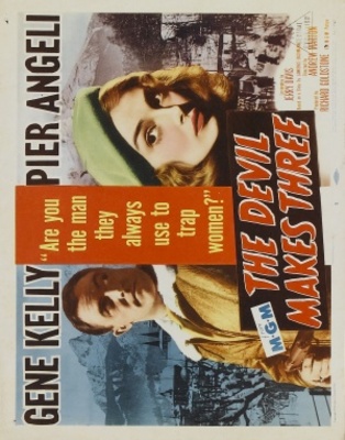 The Devil Makes Three movie poster (1952) poster
