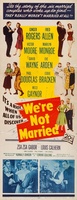 We're Not Married! movie poster (1952) Sweatshirt #1139014