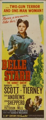 Belle Starr movie poster (1941) poster