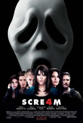 Scream 4 movie poster (2011) mouse pad