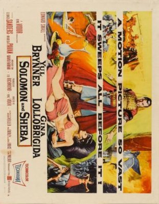 Solomon and Sheba movie poster (1959) mouse pad