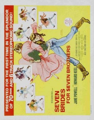 Seven Brides for Seven Brothers movie poster (1954) poster