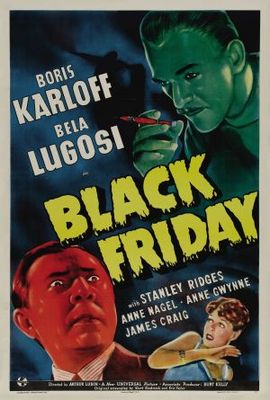 Black Friday movie poster (1940) mouse pad