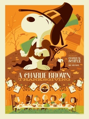 A Charlie Brown Thanksgiving movie poster (1973) Longsleeve T-shirt