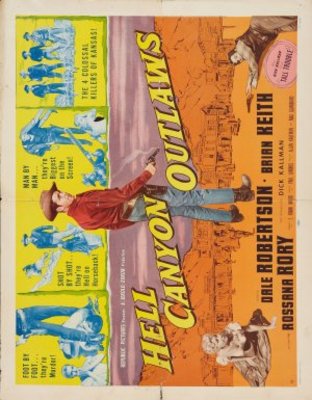 Hell Canyon Outlaws movie poster (1957) poster