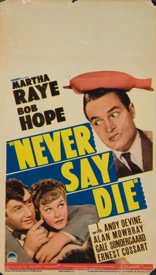 Never Say Die movie poster (1939) mouse pad