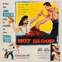 Hot Blood movie poster (1956) Longsleeve T-shirt #870199
