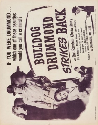 Bulldog Drummond Strikes Back movie poster (1947) tote bag