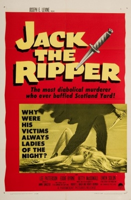 Jack the Ripper movie poster (1959) mouse pad