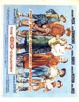 The Big Country movie poster (1958) Sweatshirt #653947