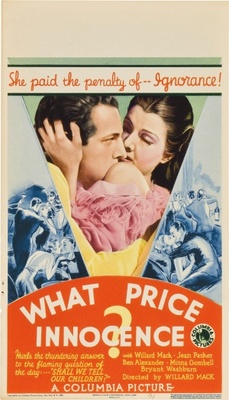 What Price Innocence? movie poster (1933) poster