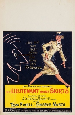 The Lieutenant Wore Skirts movie poster (1956) calendar