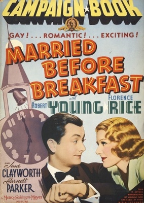 Married Before Breakfast movie poster (1937) tote bag