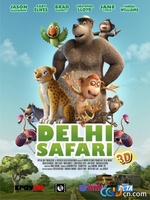Delhi Safari movie poster (2011) Longsleeve T-shirt #900092