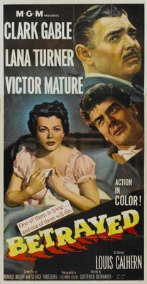 Betrayed movie poster (1954) hoodie