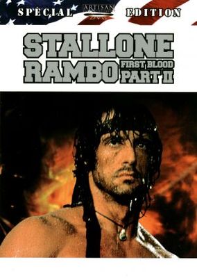 Rambo: First Blood Part II movie poster (1985) Longsleeve T-shirt