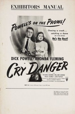 Cry Danger movie poster (1951) calendar